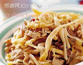 肉丝黄花菜的做法·<a href='http://www.joyyou.cn' target=_blank>美食</a>中国图片-meishichina.com